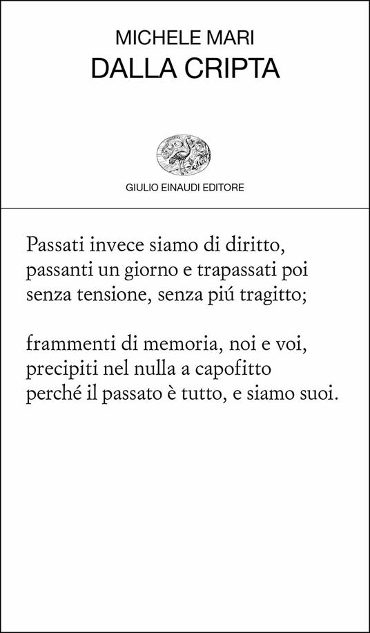 Copertina di Dalla cripta